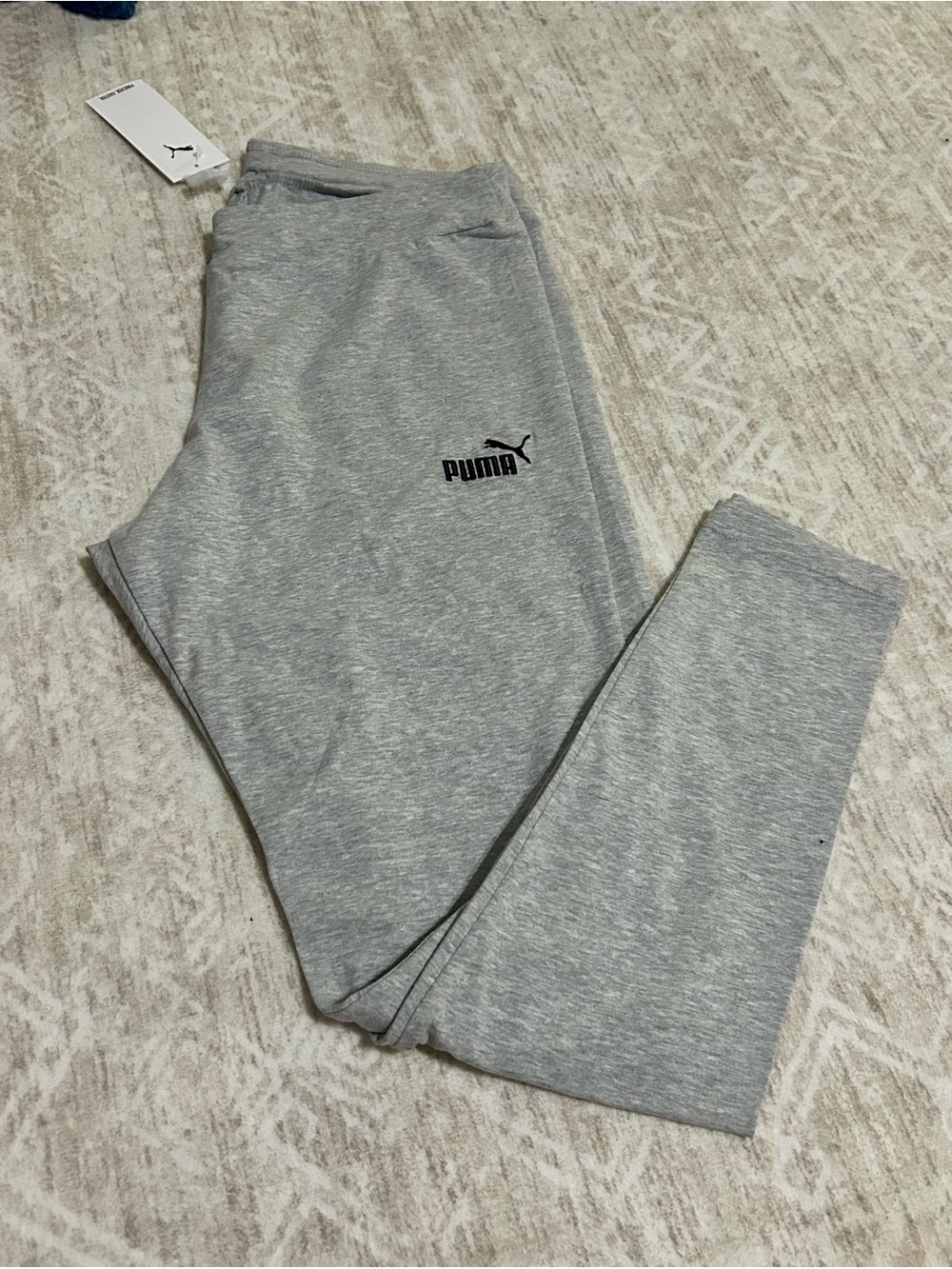 NWT Puma Grey Logo Leggings